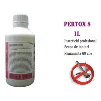 Solutie anti gandaci, muste, tantari, purici, capuse - Pertox 8 1L 